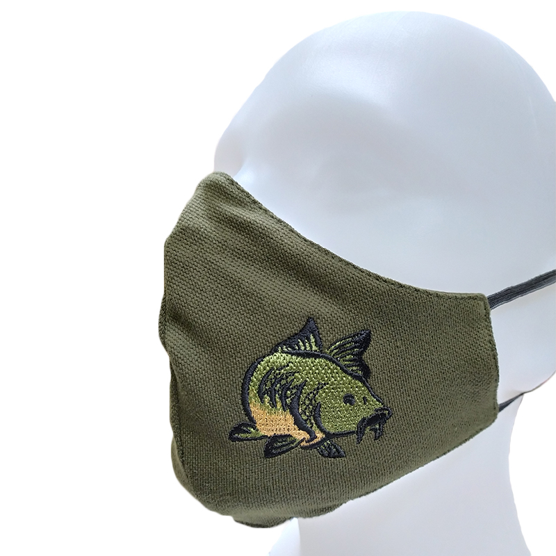 Embroidered drape - carp