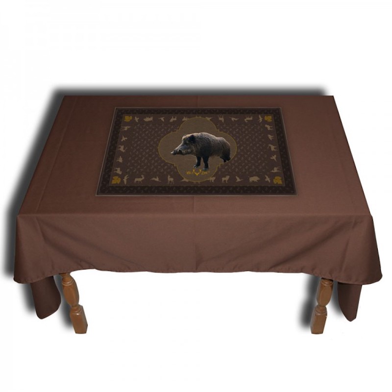 Wild Zone - Tablecloth - set - Wild boar 70x39cm and 140x140cm