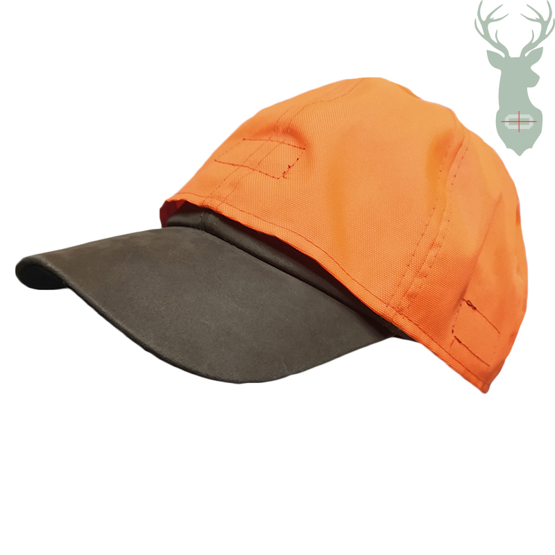 OLIVE BLAZE leather cap