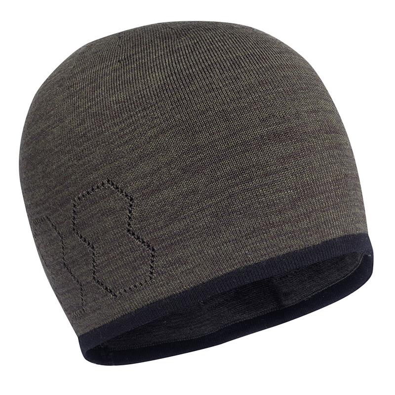 Merino Beanie Cap - Brown Bark &amp; Moss