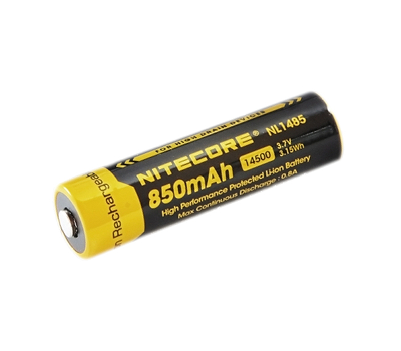 Nitecore 14500 850mAh 0,8A Li-ion 3,7V protected
