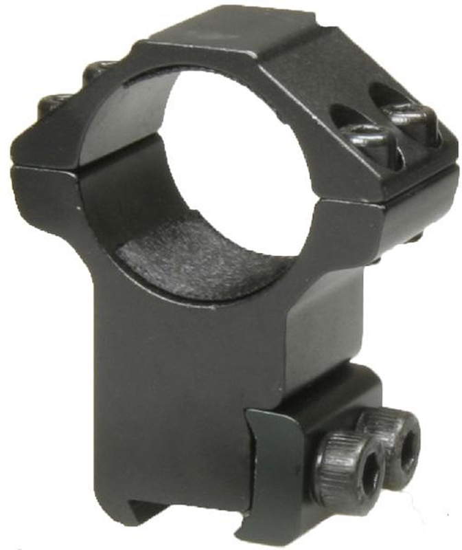 BAUER Mounting kit d=25,4 mm, High (Height=21mm, for 11mm fish, Stop-Pin, aluminium)