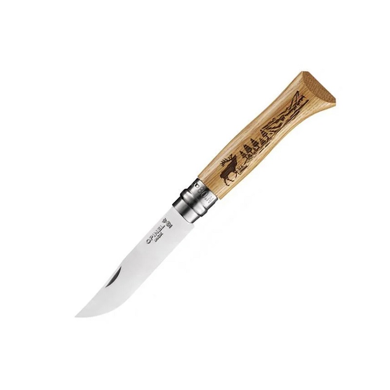 Opinel VRI N°08 Inox Animalia Deer 002332 knife