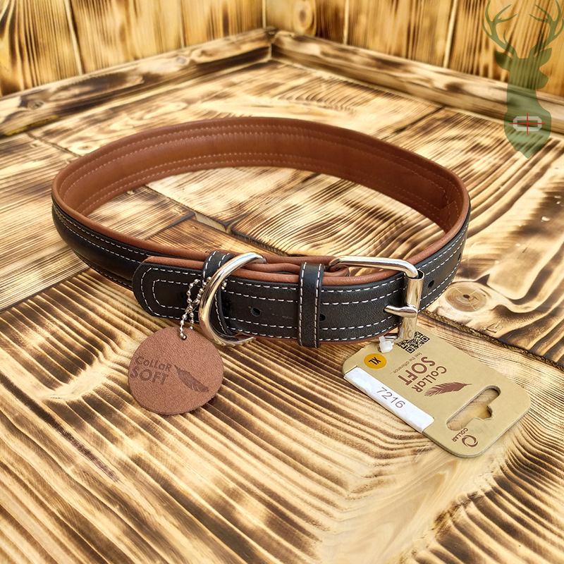 Leather collar XL
