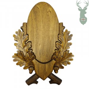 Trophy mat made of lime wood 25cm