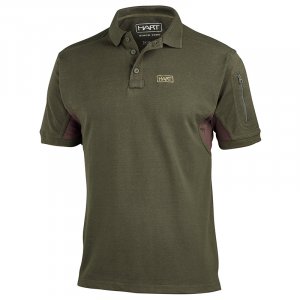 IVORY polo shirt - Dark Olive