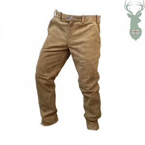 OLIVE leather trousers