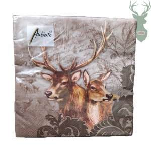 Decorative napkins - Deer and Roe Deer