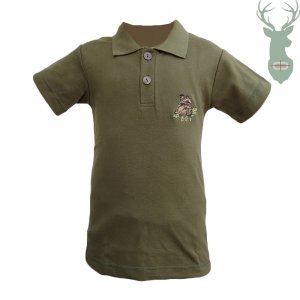 Children's polo shirt - wild boar