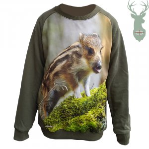 Children's long sleeve T-shirt - Wild Boar