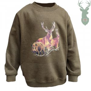 Children's pullover - forest animals