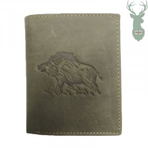 Giorgio Carelli wallet - Wild boar GREEN