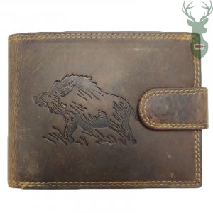 Giorgio Carelli leather wallet - Wild boar