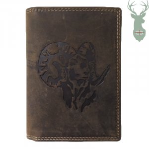 Giorgio Carelli leather billfold - Muflon