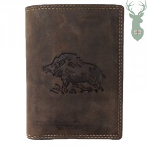Giorgio Carelli leather wallet - Wild boar