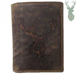 Giorgio Carelli leather document case - Deer I