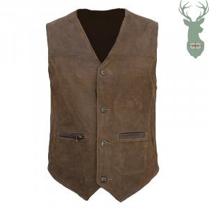 Grizly Leather Vest Light