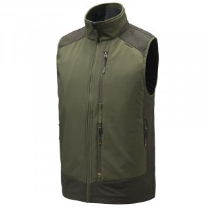 Butte Softshell Vest - Moss &amp; Brown Bark