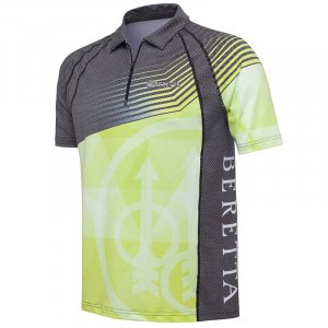 Rush Graph polo shirt - Black &amp; Sulphur