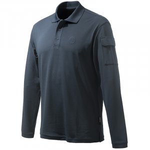 Miller Long Sleeve Polo - Dark Blue