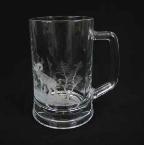 Glass cut glass pattern Muflon