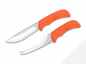 Outdoor Edge JAEGER-PAIR hunting knife set 2pcs 02OE055 orange