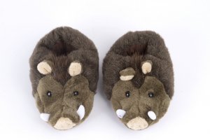 Wild boar slippers XXL