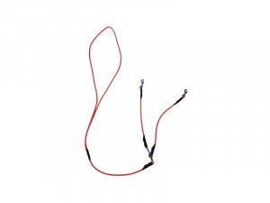 Biothane Drainable leash for two dogs
