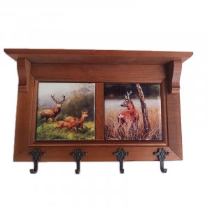 Hubert DeLuxe key rack VII Deer family - Srnec
