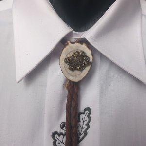 Hunting tie Bolo - Exclusive Wild boar V