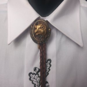 Hunting tie Bolo - Exclusive Wild boar VII