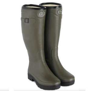 Le Chameau - COUNTRY WOOL LINED women's boots - Chameau Green