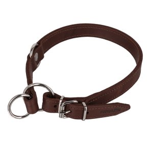 2wolfs NATURE - Leather dog collar