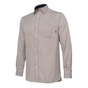 Ellis LS Shirt - Ivory &amp; Green Check