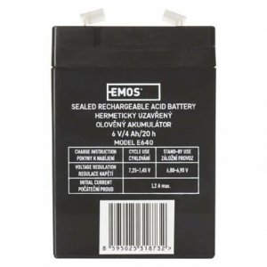 EMOS - Replacement battery 6V/4Ah/20h B9641