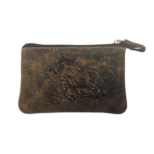 Giorgio Carelli leather wallet / clutch Wild boar