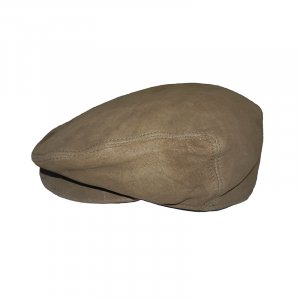 OLIVE leather beret