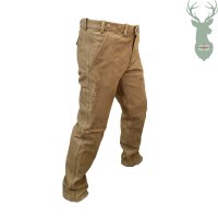 OLIVE leather trousers