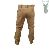 OLIVE leather trousers