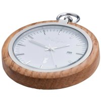 Wooden Oak Pocket Watch Box