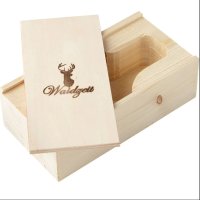 Wooden Oak Pocket Watch Box