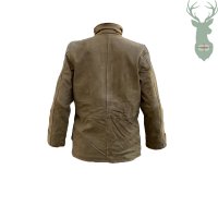 Women's leather coat OLIVE