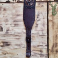 Leather belt for rifle - Srnec