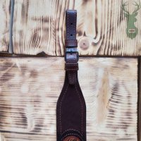 Leather belt for rifle - Deer