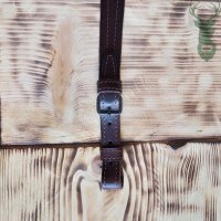 Leather belt for rifle - Deer