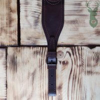 Leather belt for rifle - Deer II
