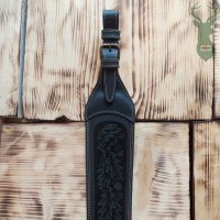 Forest Leather Rifle Belt - Olive
