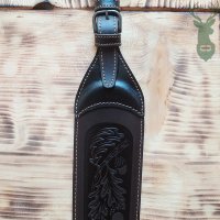 Forest Leather Rifle Belt - Brown