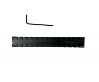 Picatinny bar 1 piece, extended, 11mm