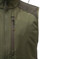 Butte Softshell Vest - Moss &amp; Brown Bark